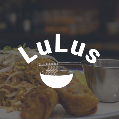 Spread of asian food leading to Lulus homepage
