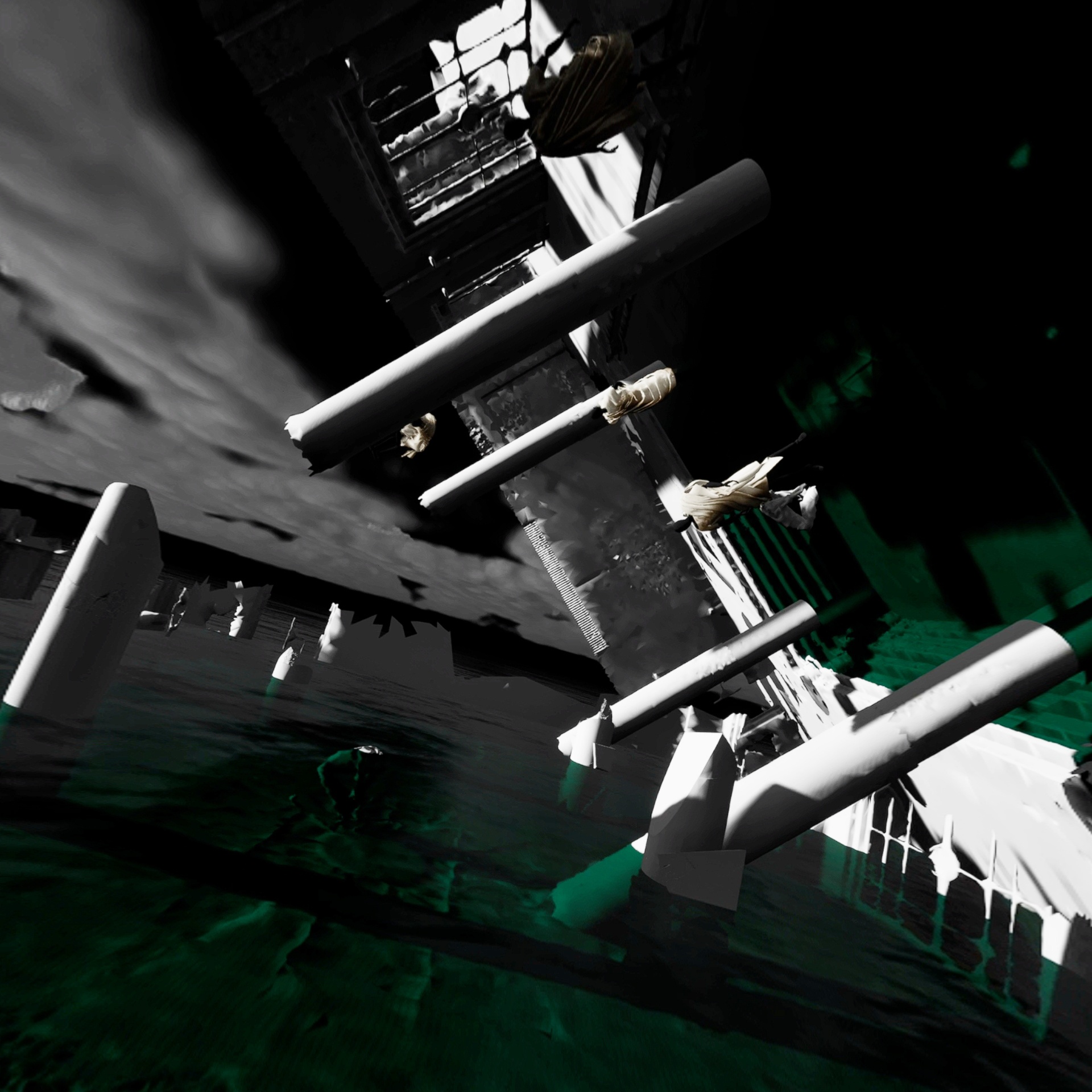 A scene from Tremens, VR performance