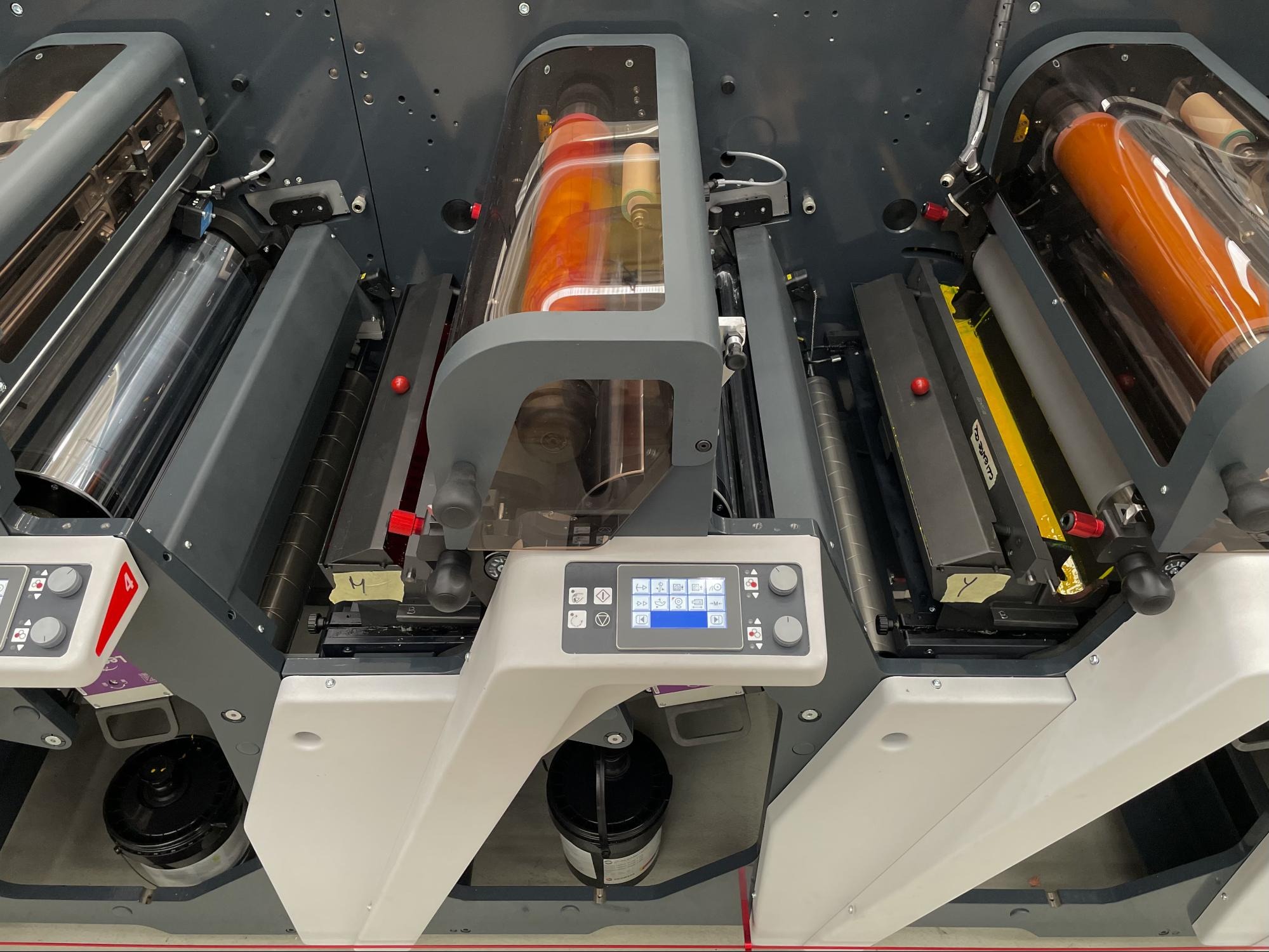 A flexo print station on the OMET X6 delivering top-quality results