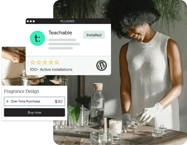 Embed Teachable anywhere you sell