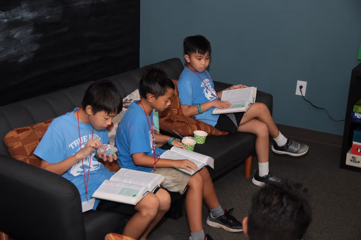 kids study from book