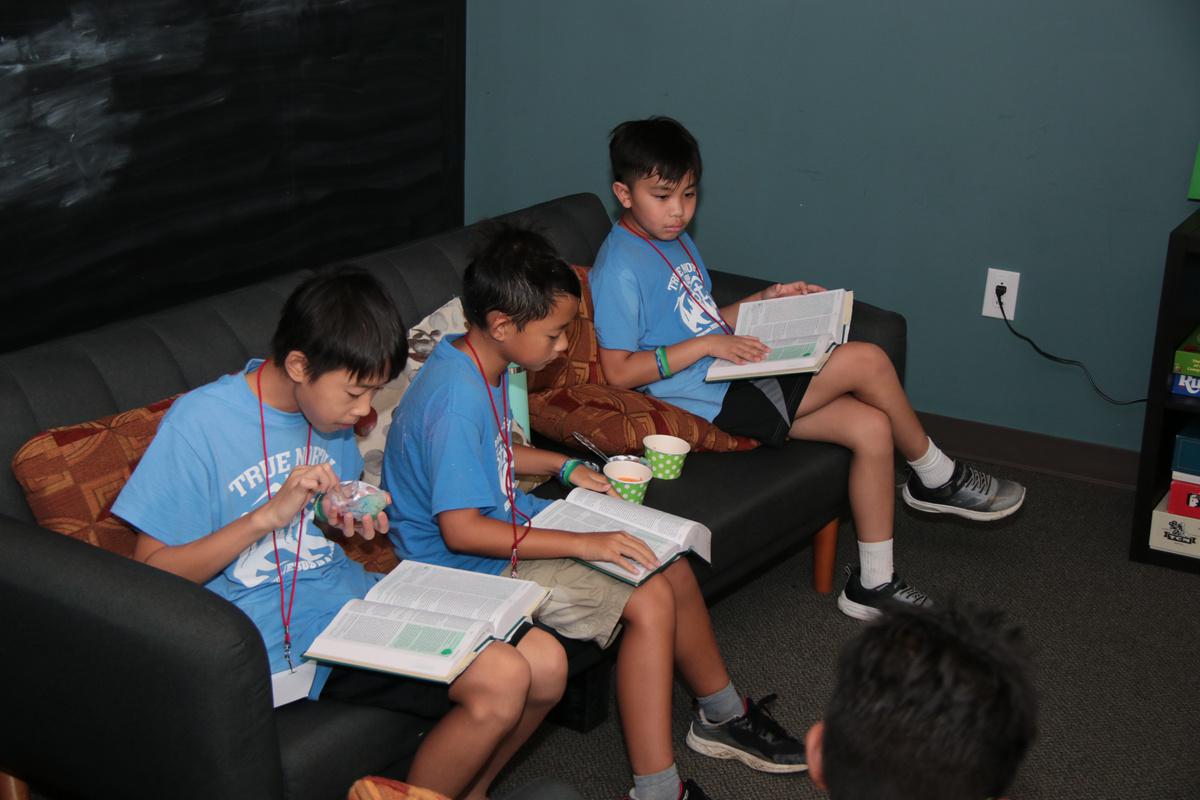 kids study from book