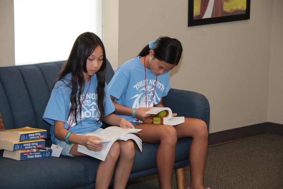 Girls Doing their Work