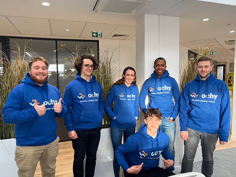 Ochy team with ochy clothes