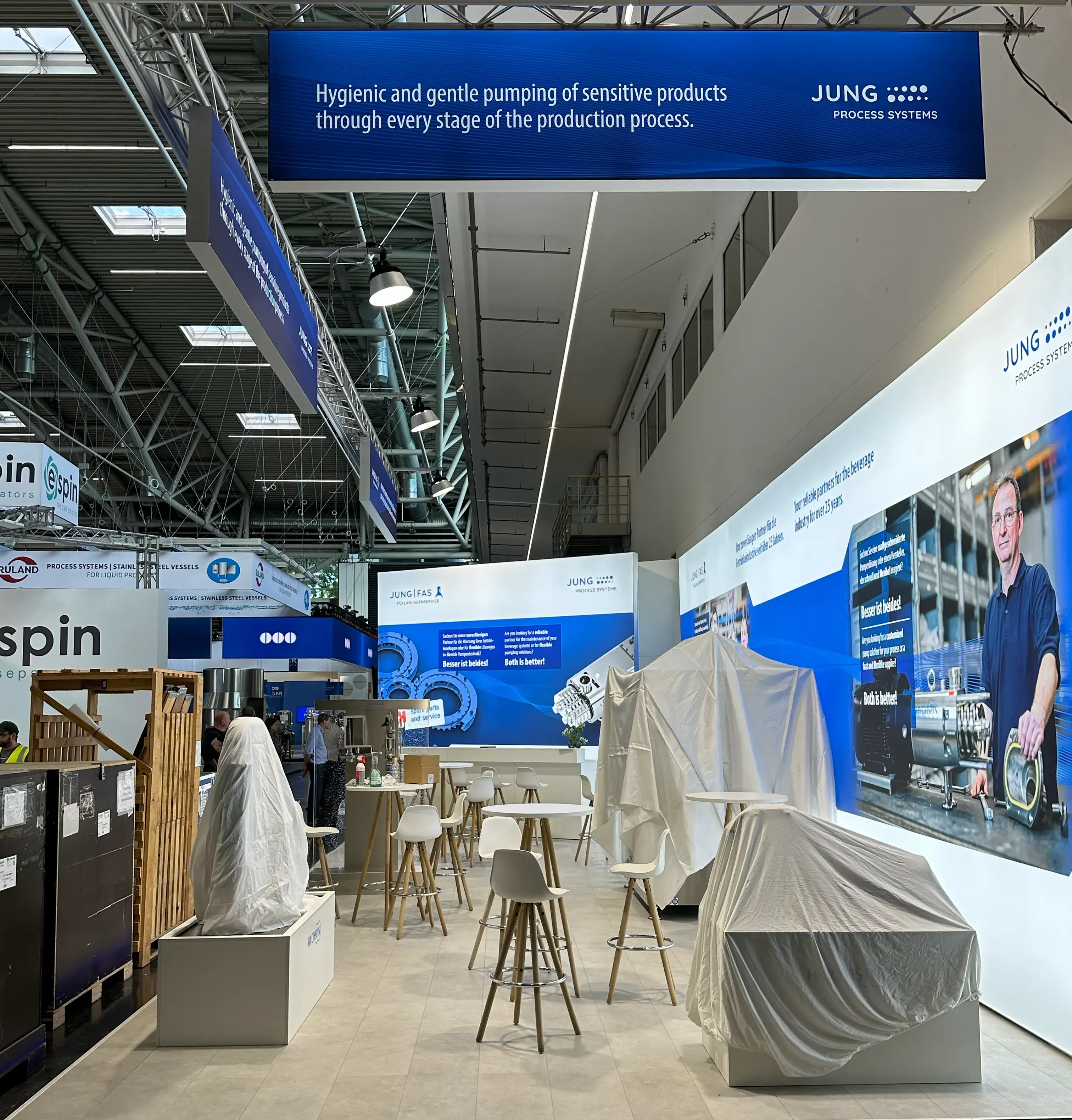 Foto eines von Horn Messebau konzipierten und gebauten Messestands.