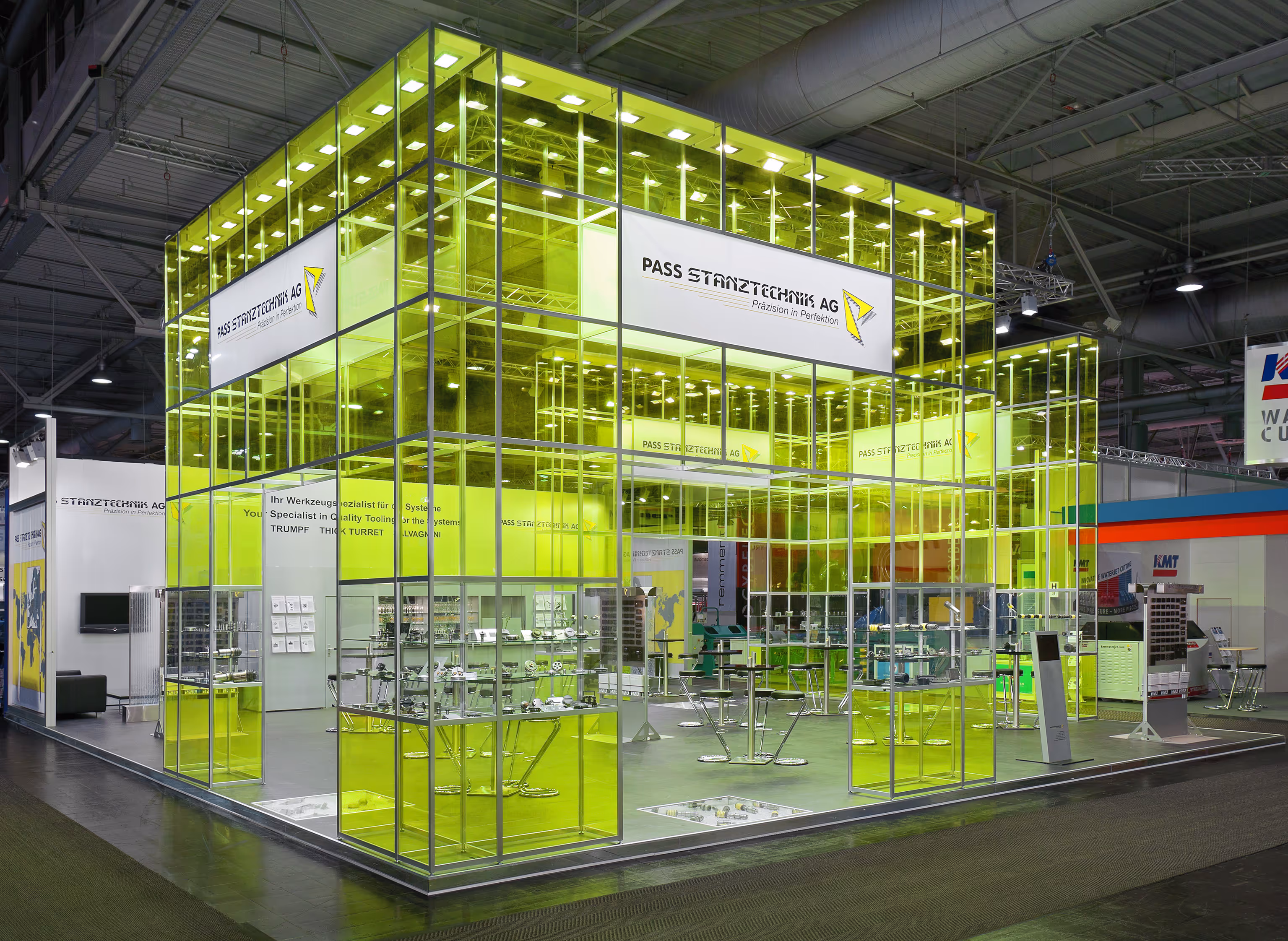 Foto eines von Horn Messebau konzipierten und gebauten Messestands.