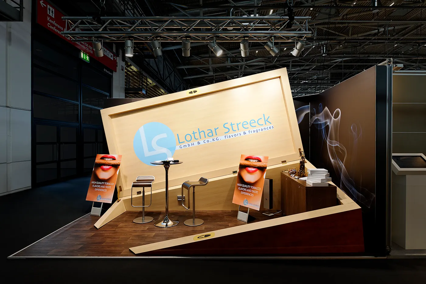 Foto eines von Horn Messebau konzipierten und gebauten Messestands.