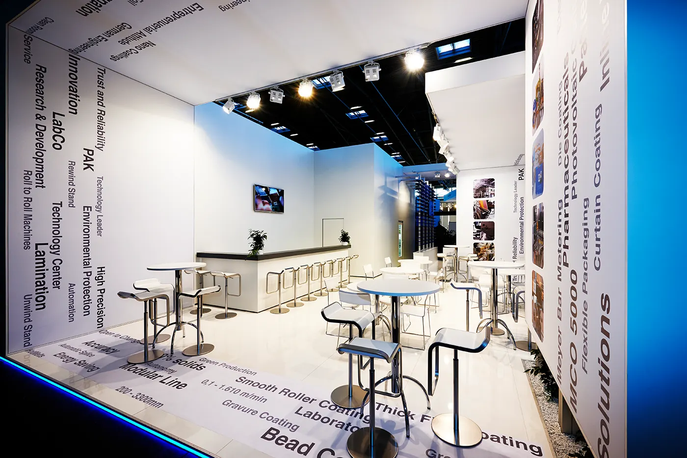 Foto eines von Horn Messebau konzipierten und gebauten Messestands.