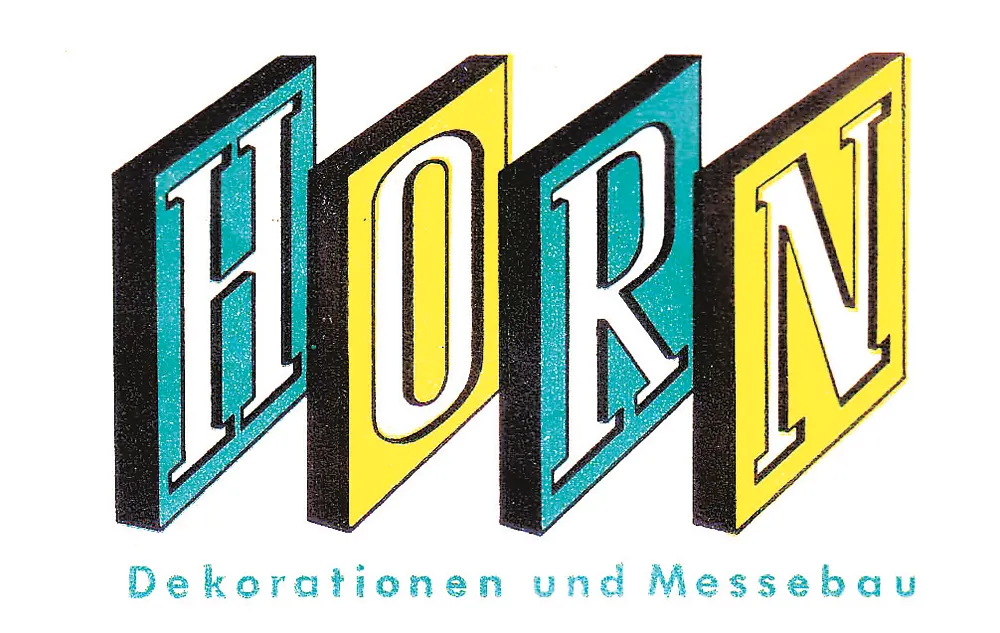 Das alte Logo der Firma Horn Messebau.