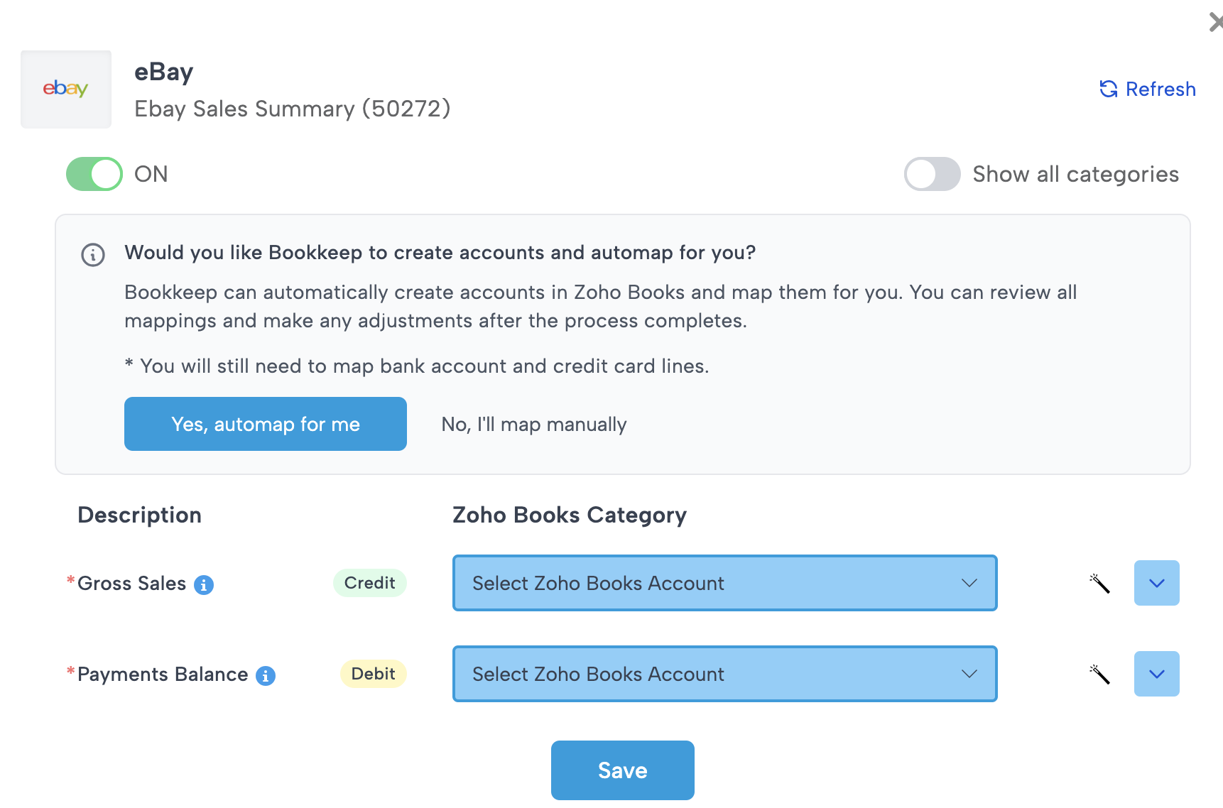 Bookkeep Shopify Embedded App