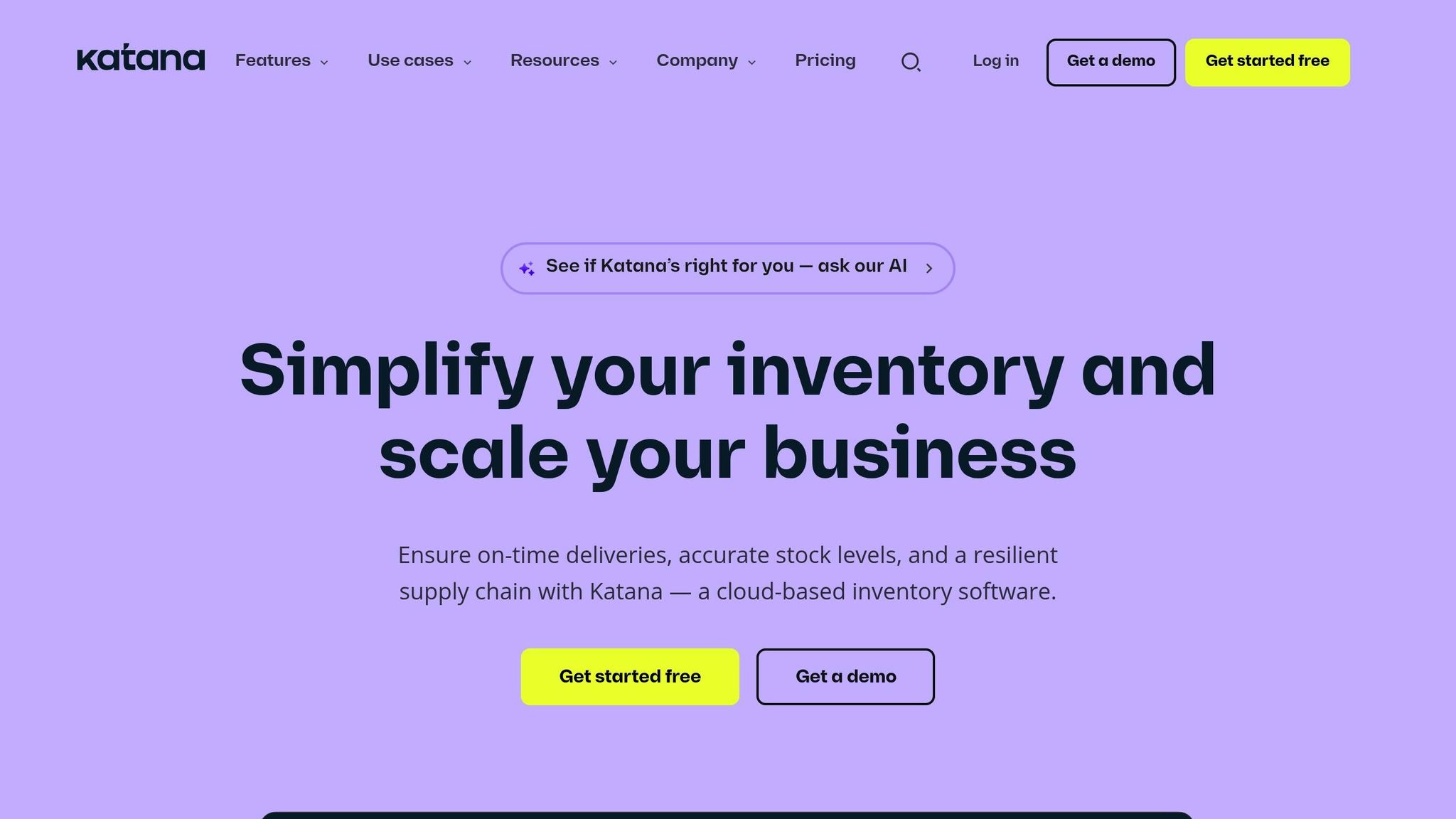 Katana Cloud Inventory
