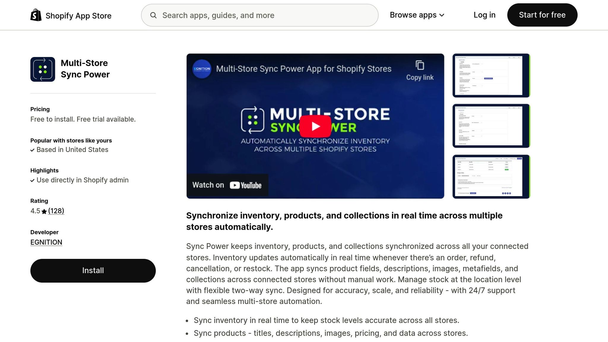Multi-Store Sync Power