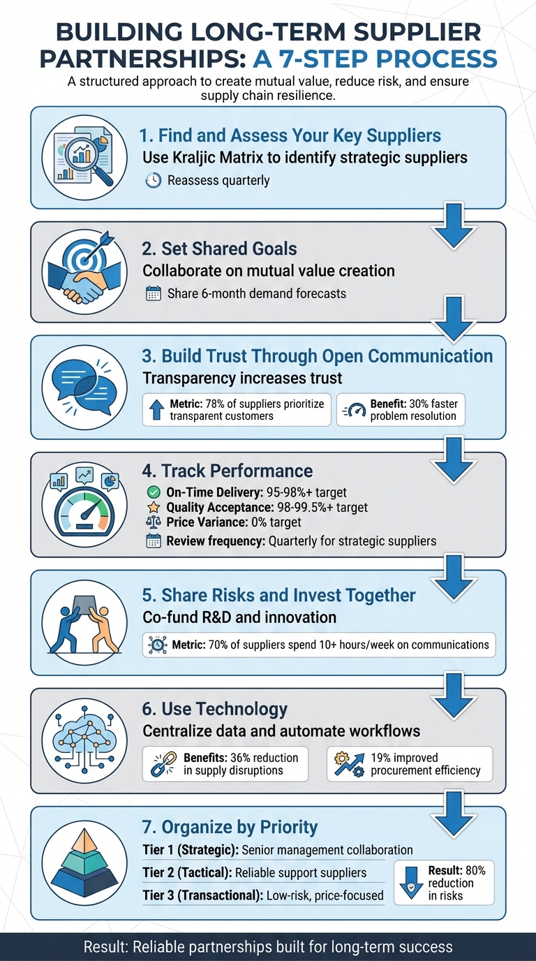 7 Steps to Build Long-Term Supplier Partnerships