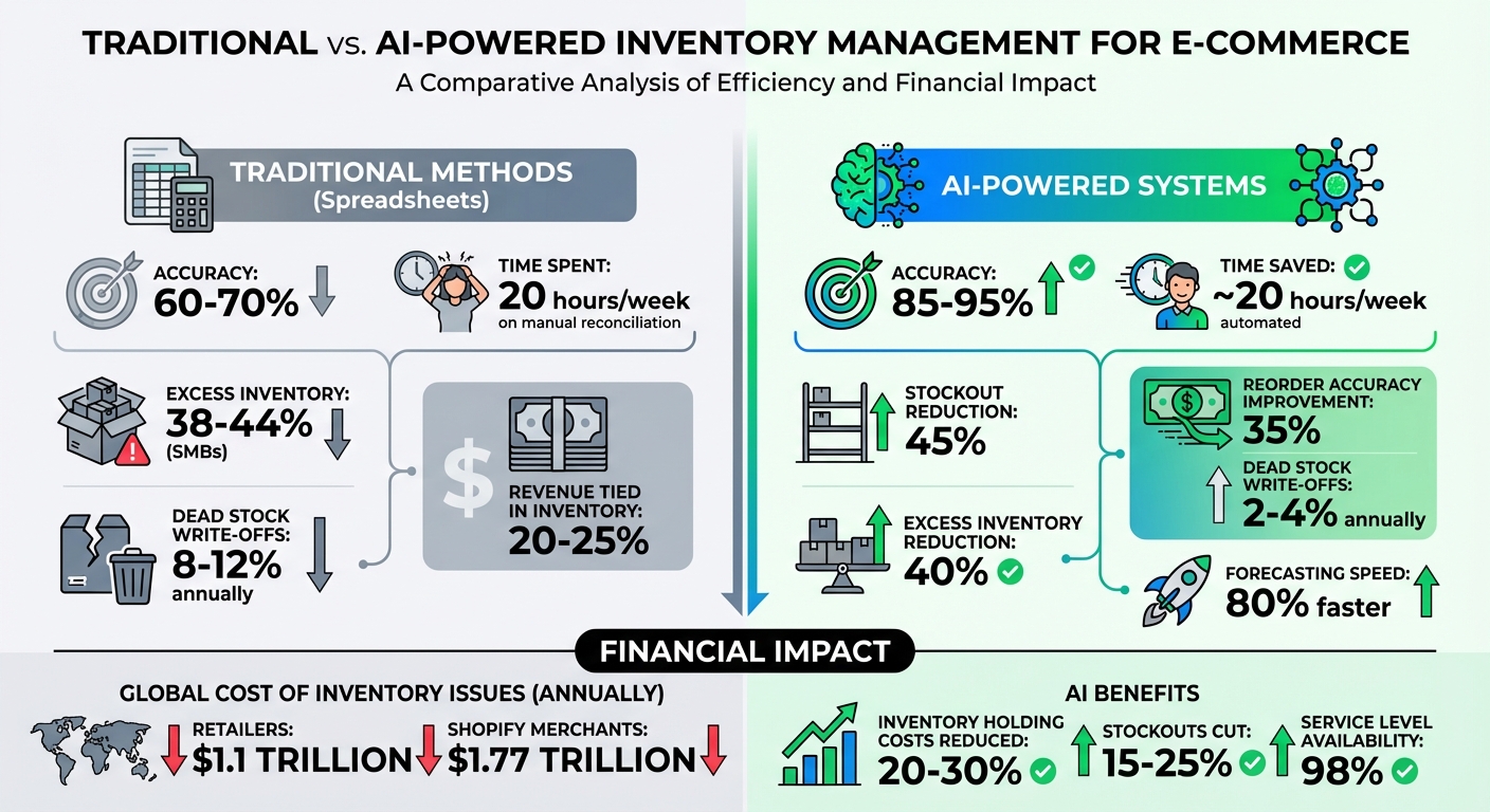 Traditional vs AI Inventory Management: Accuracy and Cost Comparison