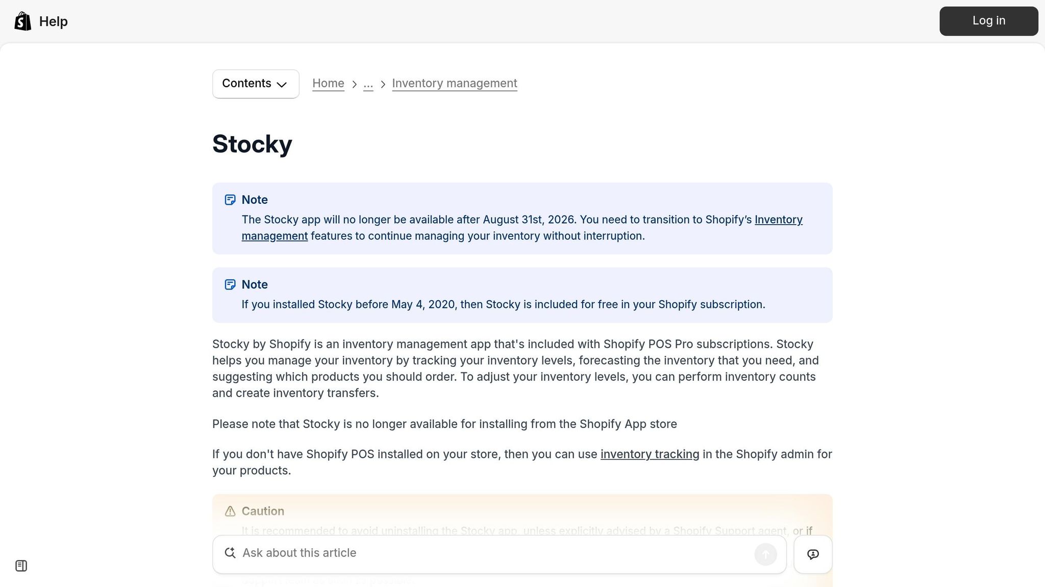 Stocky