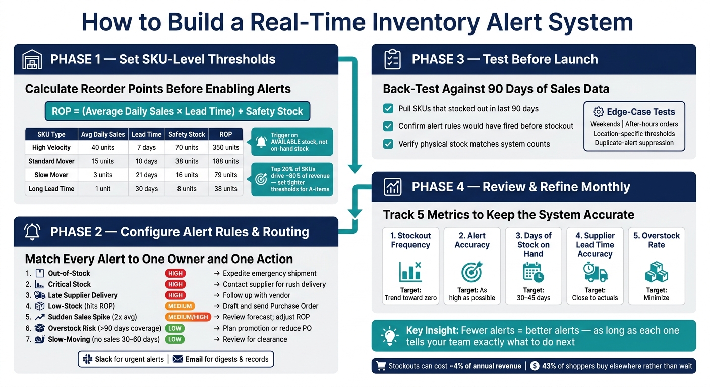 Real-Time Inventory Alert System: Setup to Optimization