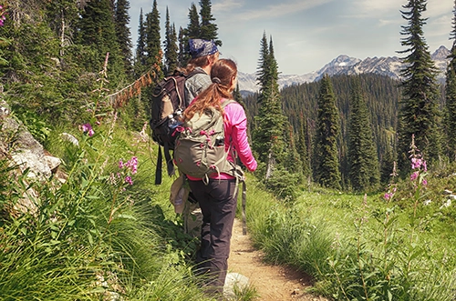 A family celebrating at a restaurant. 