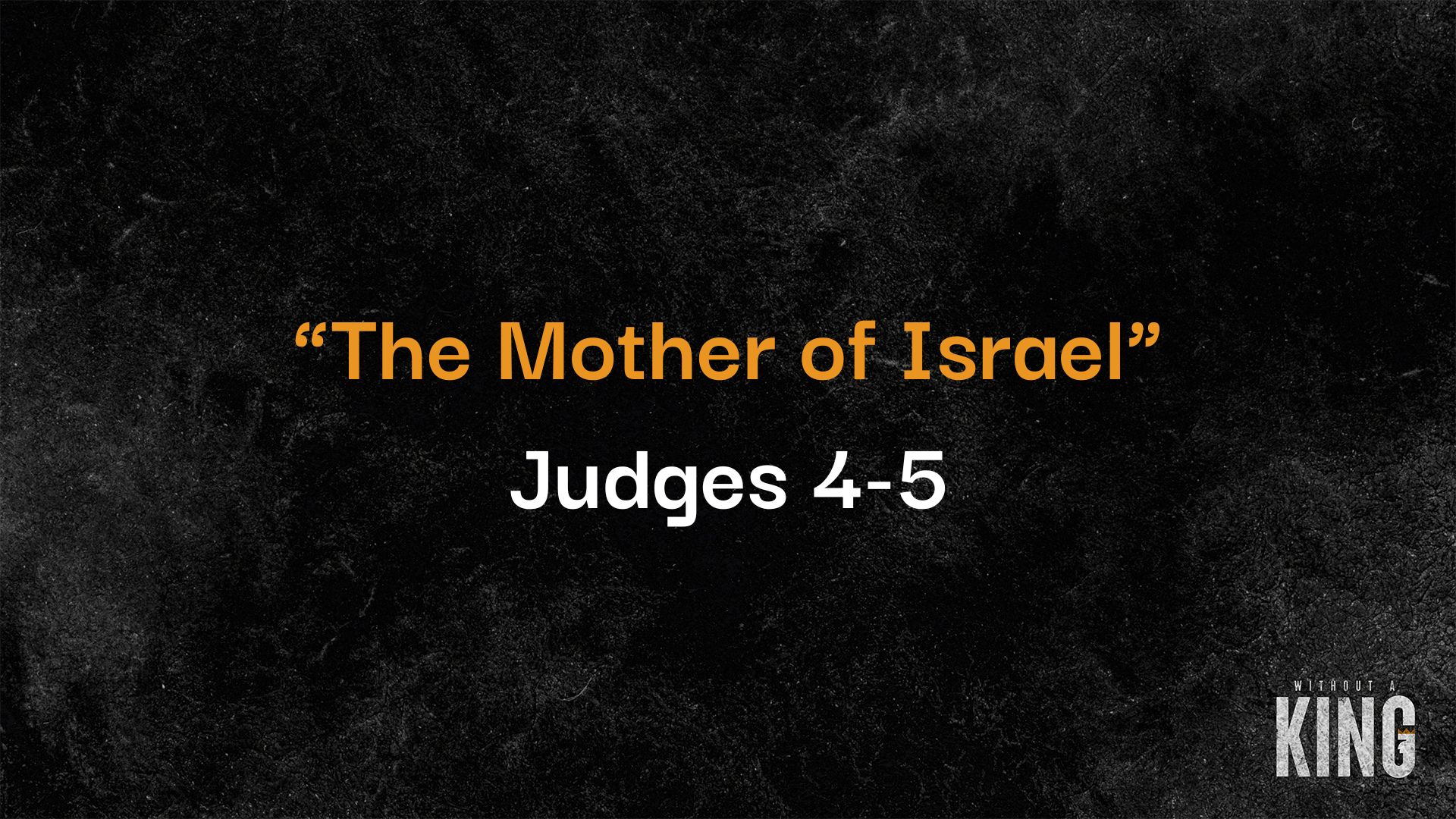 "The Mother of Israel"