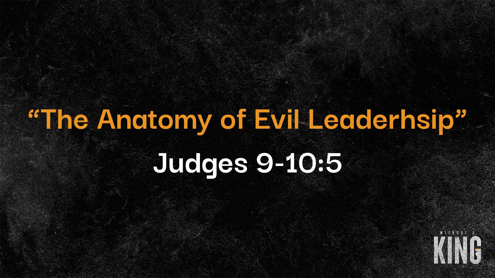 "The Anatomy of Evil Leadership"