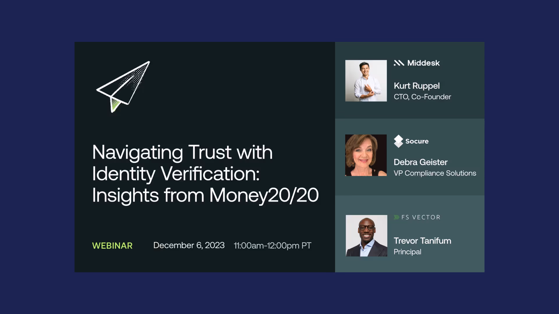 Navigating Trust with Identity Verification: Insights from Money20/20
