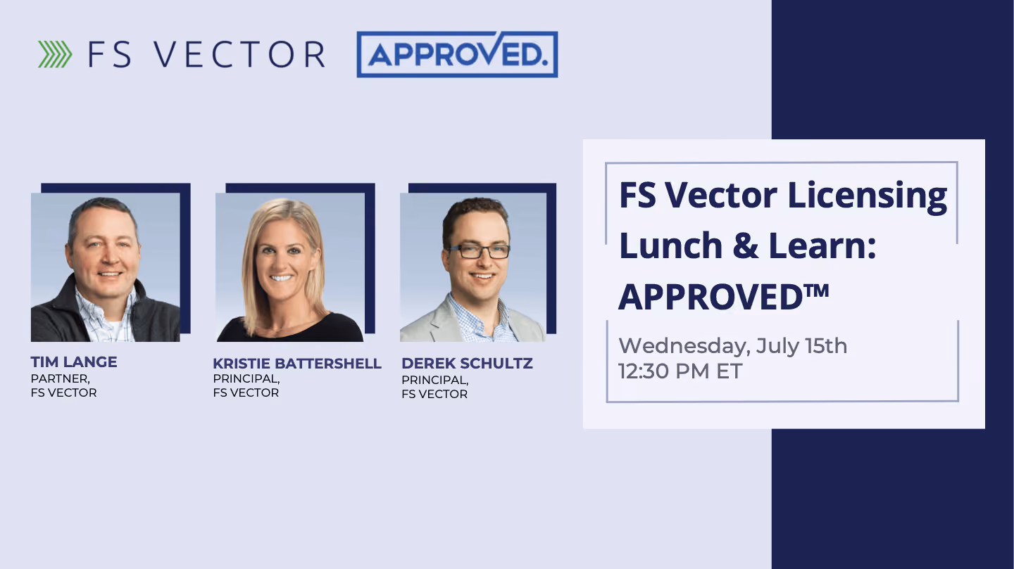 Licensing Lunch & Learn: APPROVED 