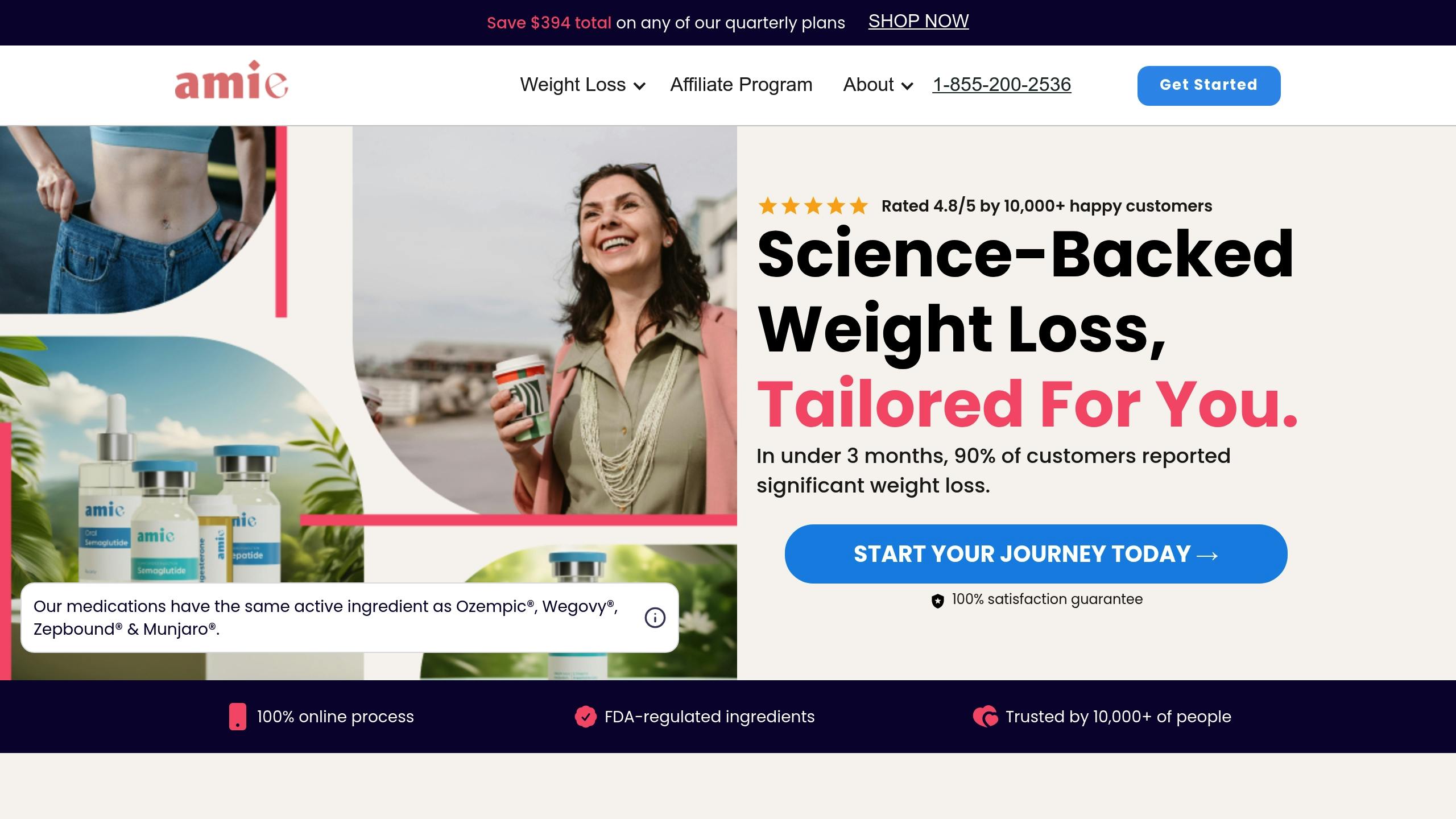 Learn More About Amie's Weight Loss Treatments