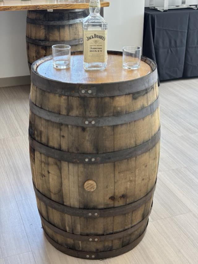 Whiskey Barrel Pub Table