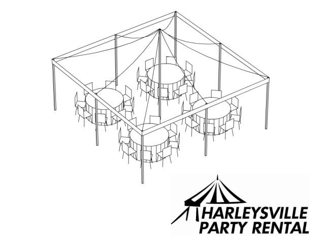 Package - Rd, 20x20 Canopy