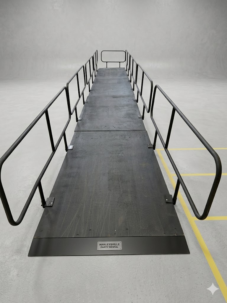 Modular Steel-Frame Equipment & Access Ramp