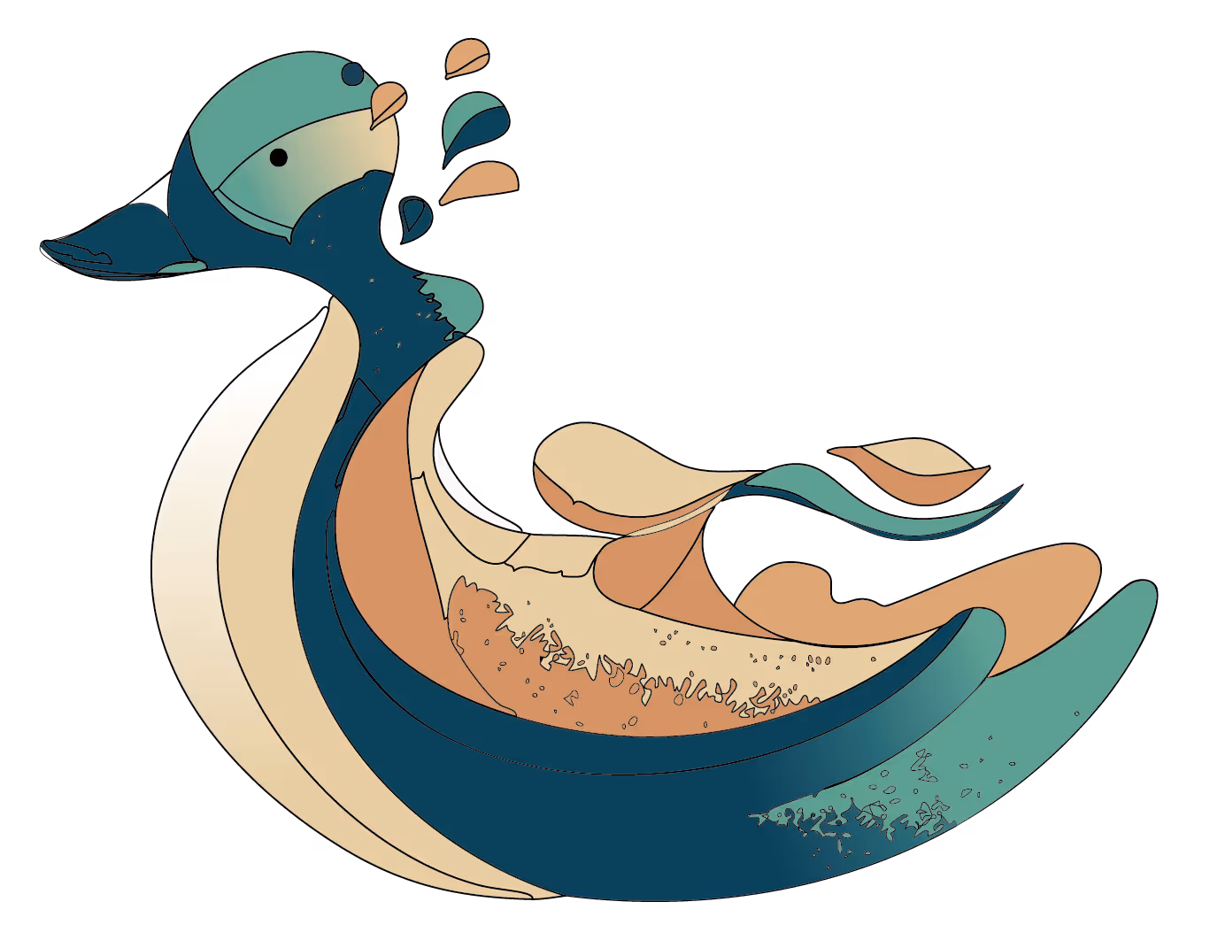 The Lezepok iconic duck logo