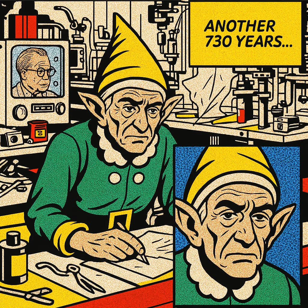 Factory Shift Forever, AI-kunstprint van Lezepok in popartstijl naar Roy Lichtenstein