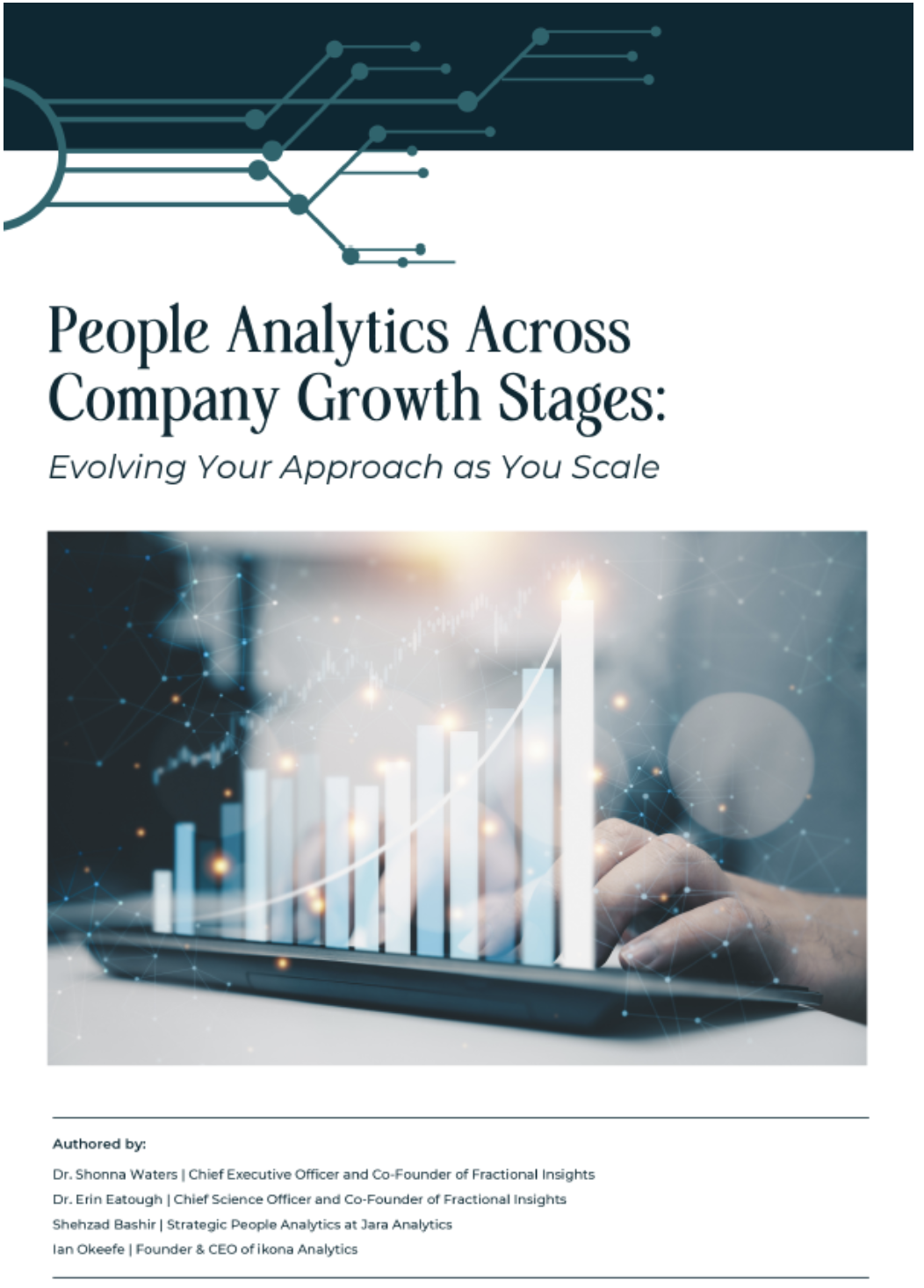 Cover of the People Analytics Across Company Growth Stages white paper.