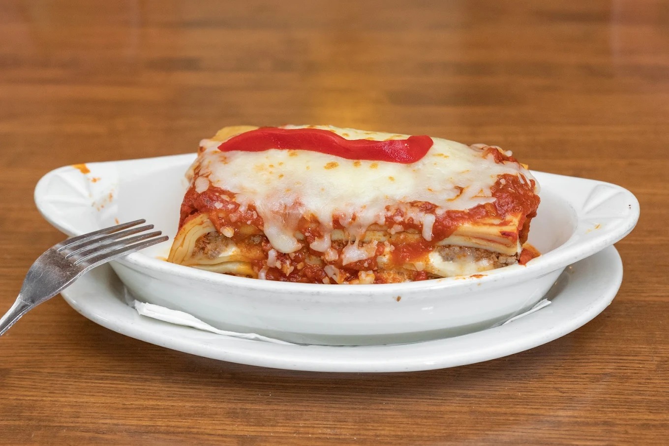 Piece of lasagna