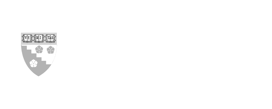 Harvard University shield logo in grayscale with Latin motto Veritas
