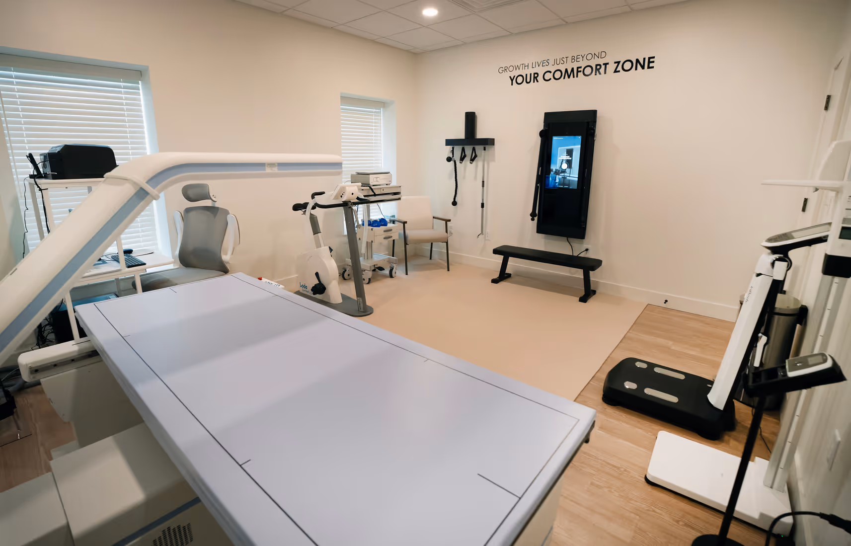 Testing and training room at Nova Wellness Roseland NJ