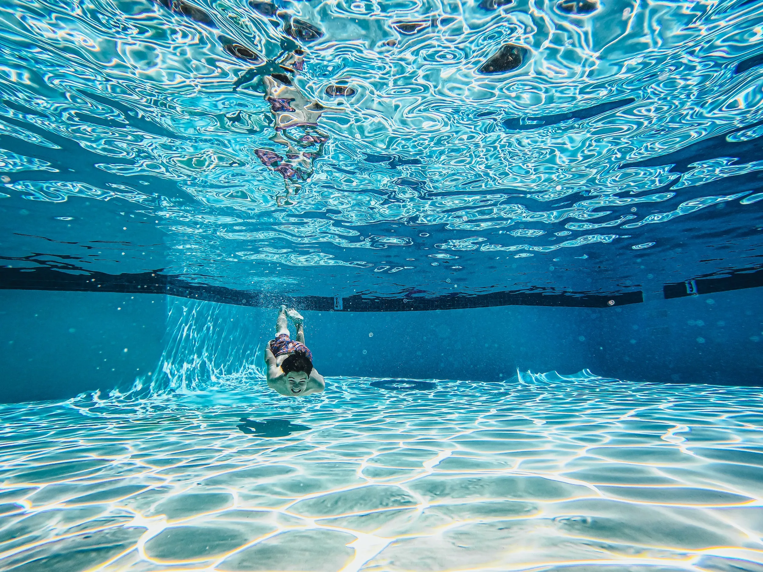 Pool Underwater Stock Photo