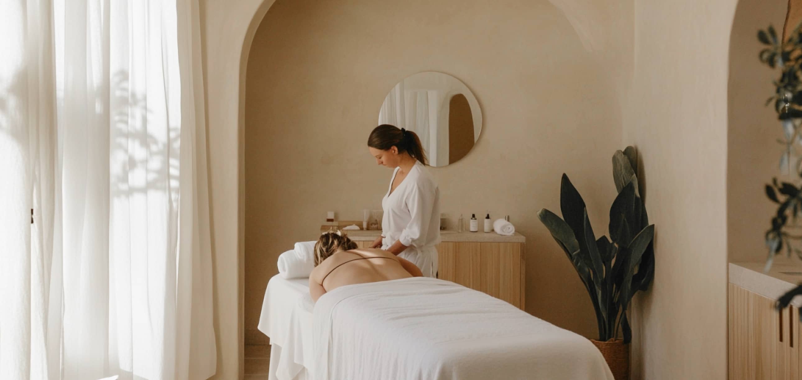 Luxury Spa Treatments Image  Zen X Webflow Template | Brix Template