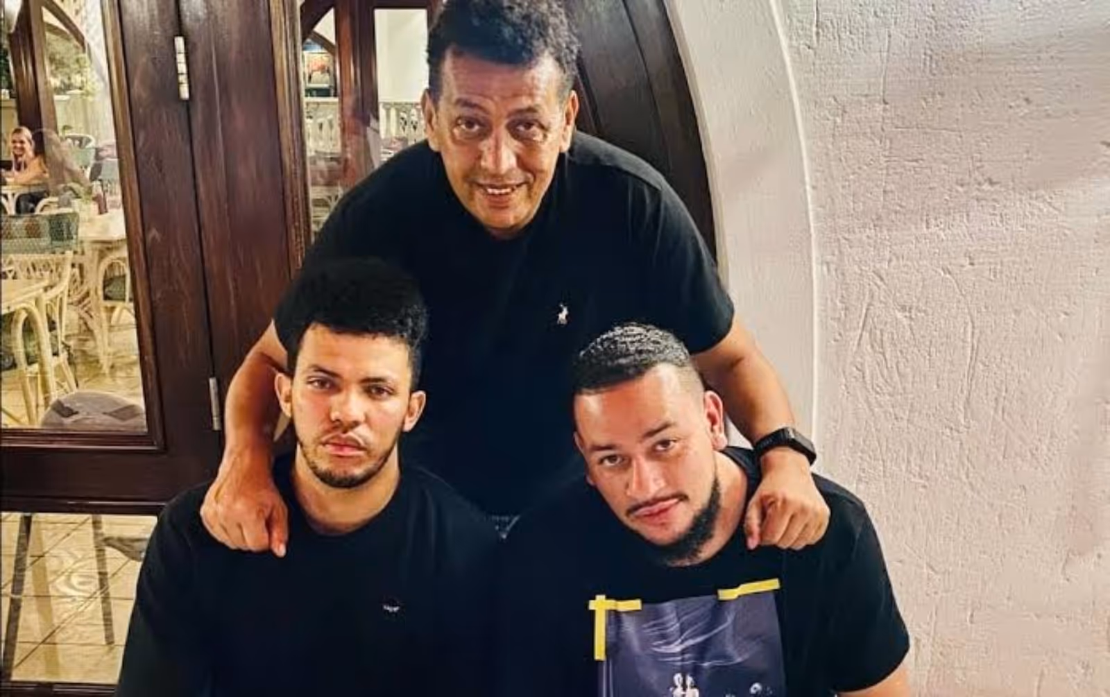 AKA, his father Toney and brother Steffan