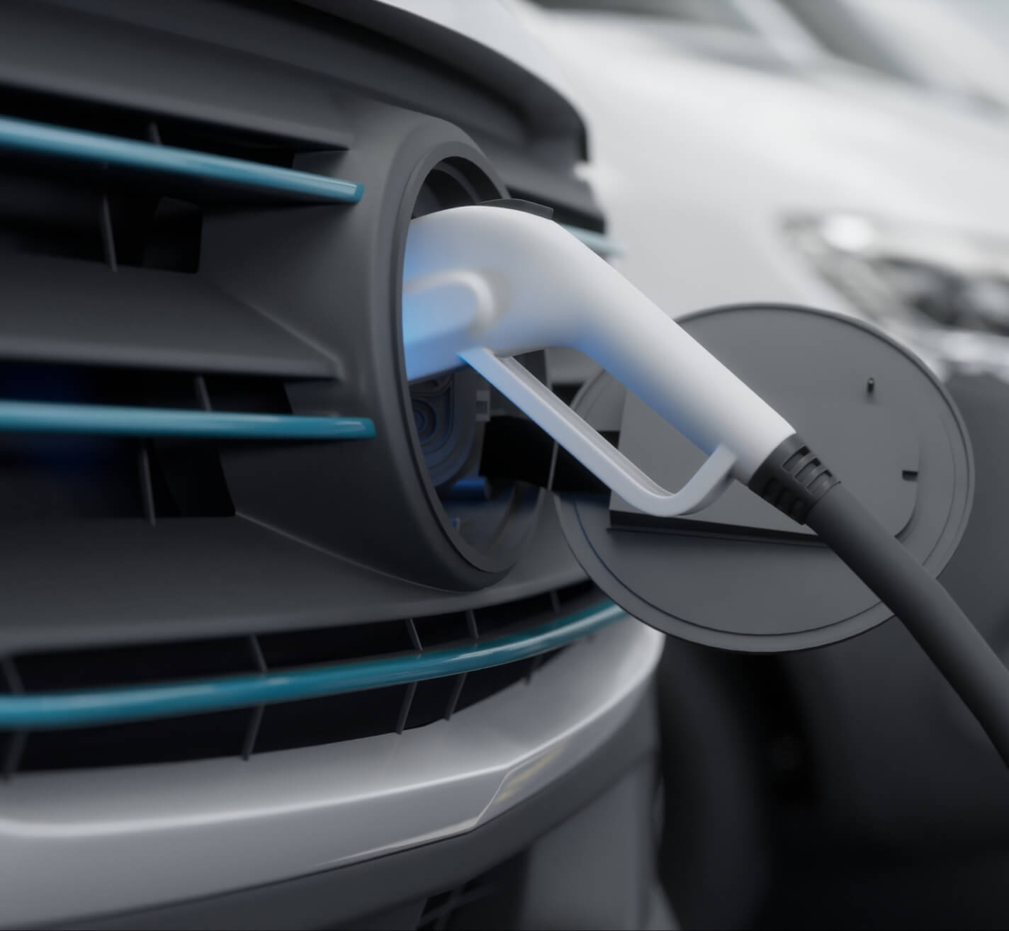 An electric car charger