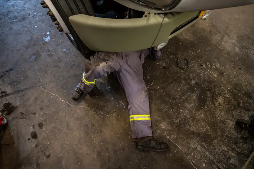 Truck repair in repair shop in Moses Lake, WA