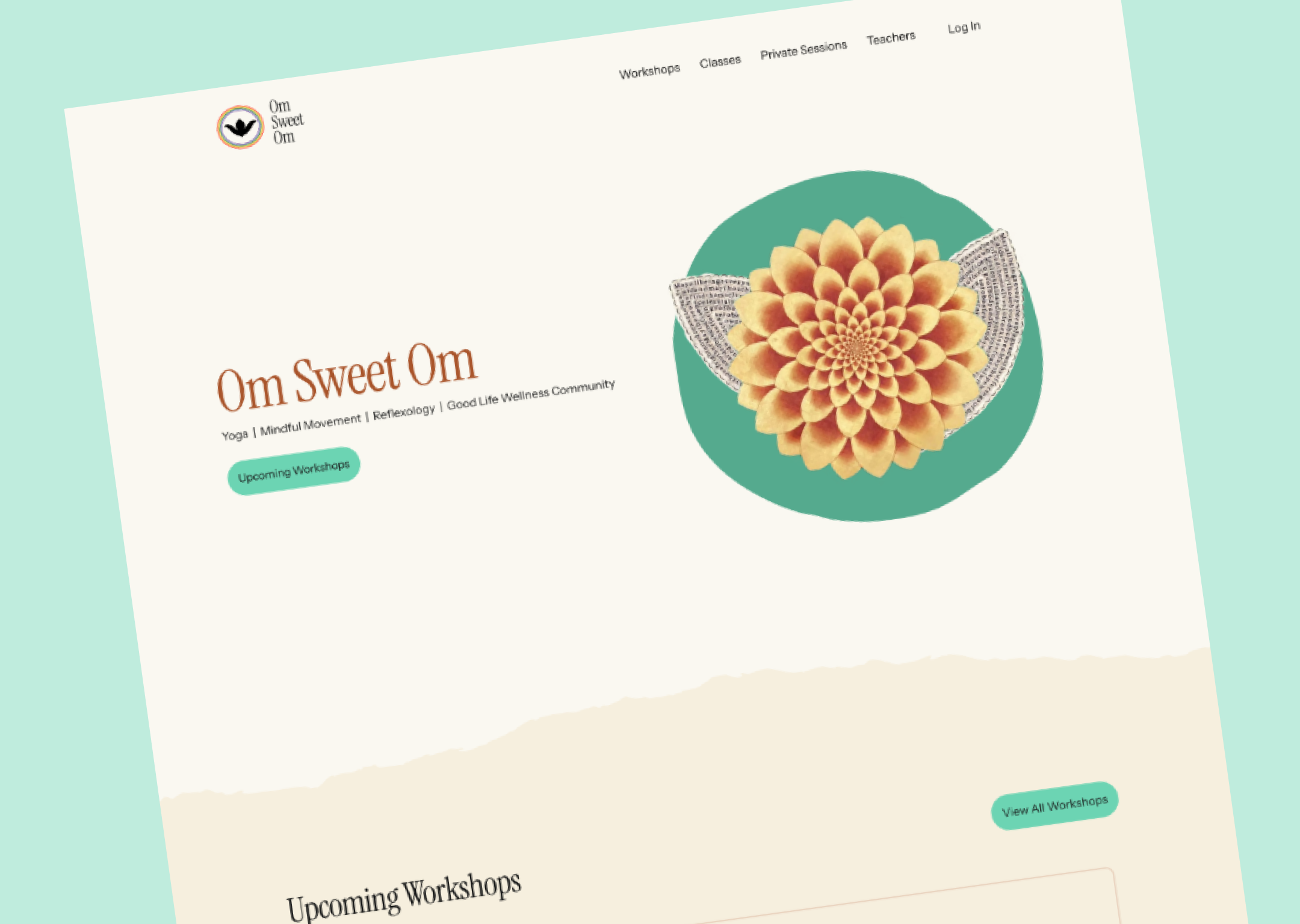 Om sweet om website example