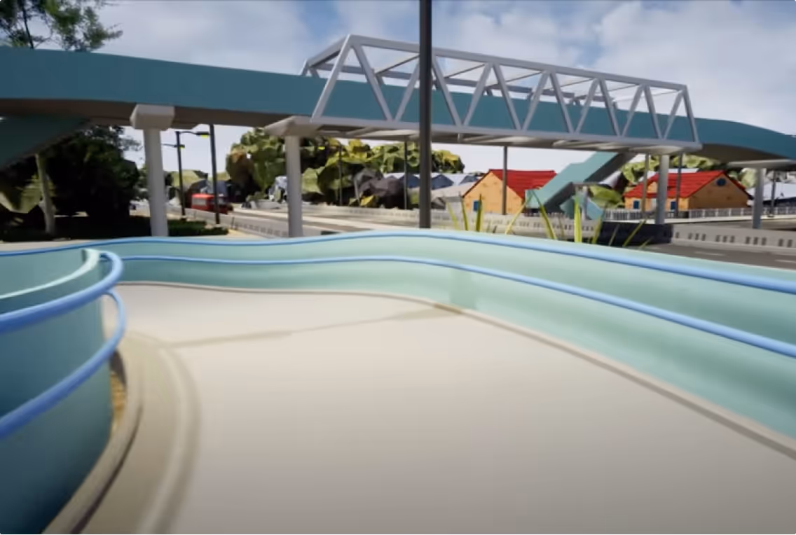 Digital prototype of a new road bridge