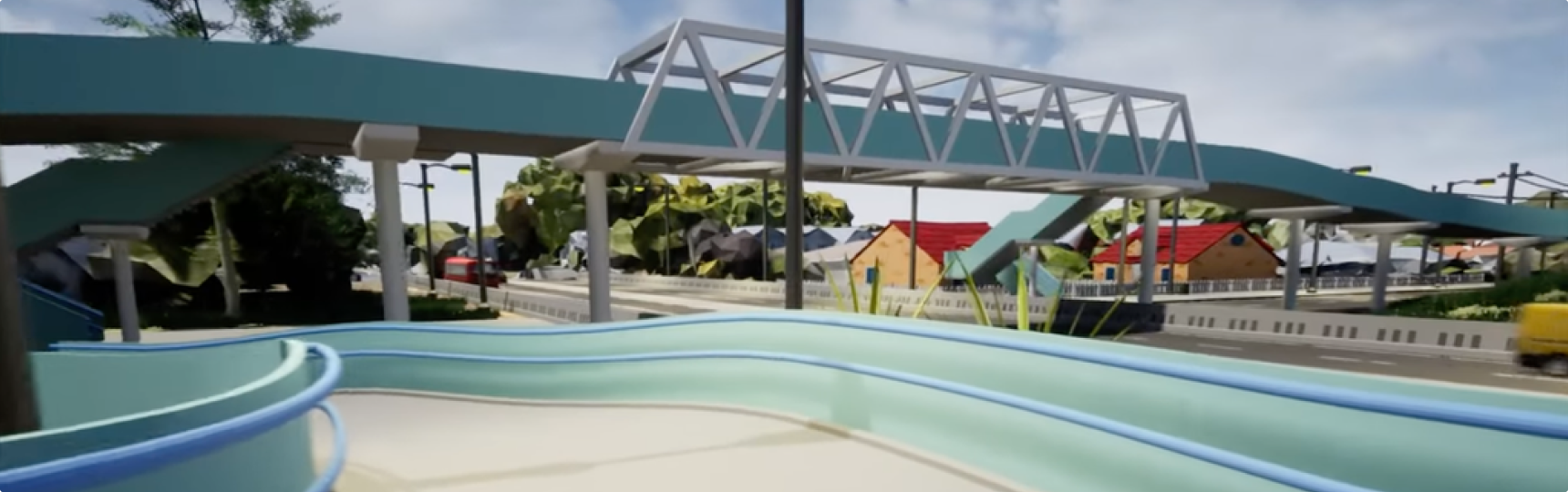 Digital prototype of a new road bridge