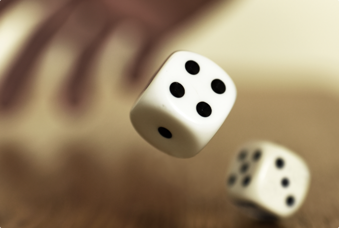 Rolling dice