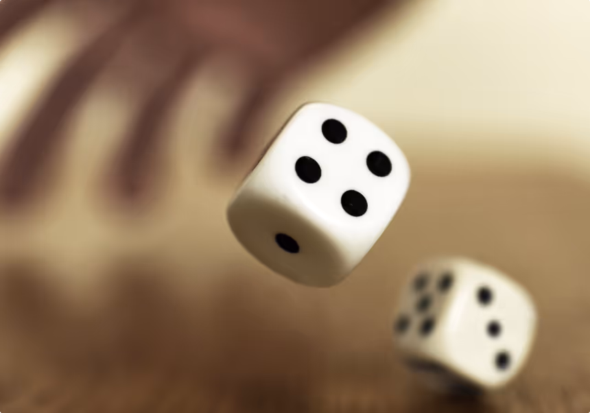 Rolling dice