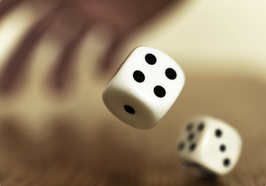 Rolling dice
