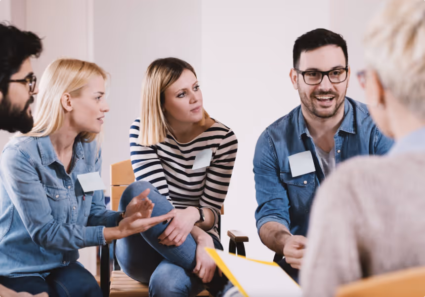 Group feedback session