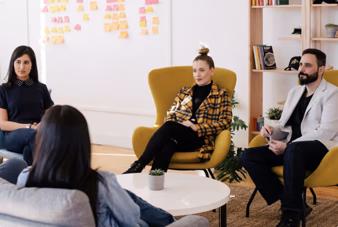 Relaxed employee conversations