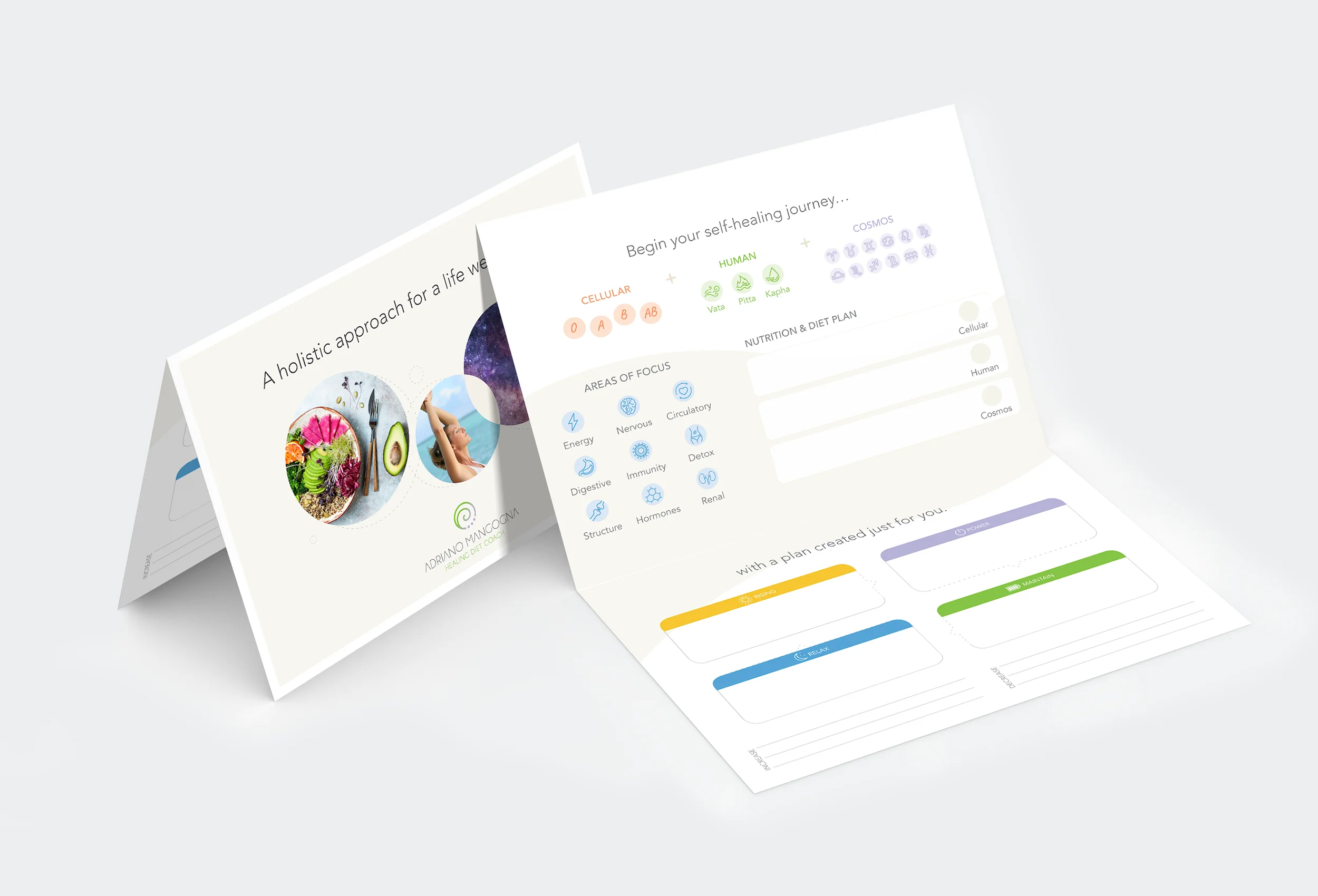 Handout design for personalized wellness plans