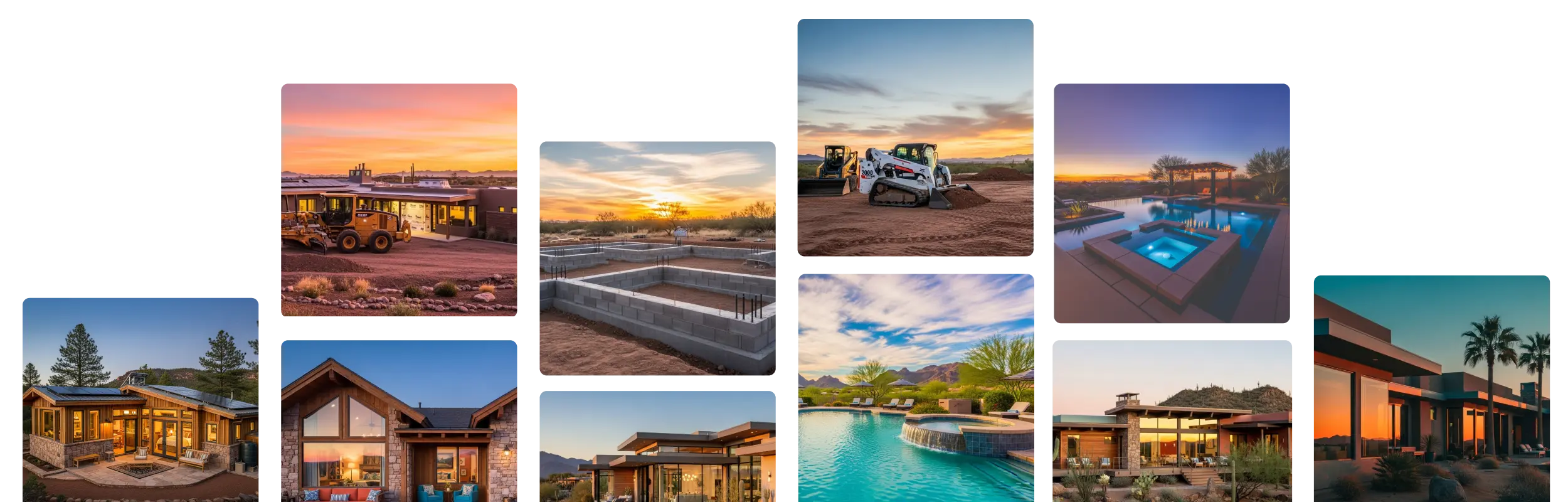Avalon SB excavating, foundation building, and houses we've built.